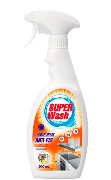 Засіб для чищення кухні SUPER WASH 0,5 л. (4820096034231)